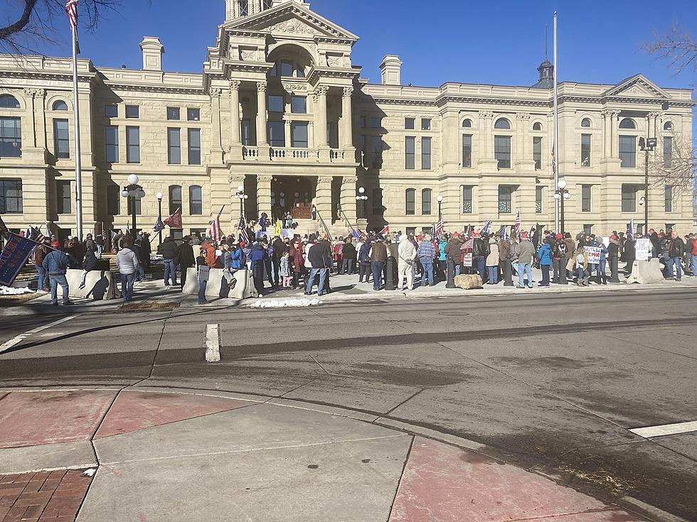 ‘Stop The Steal’ Rally Held At Wyoming Capitol Building