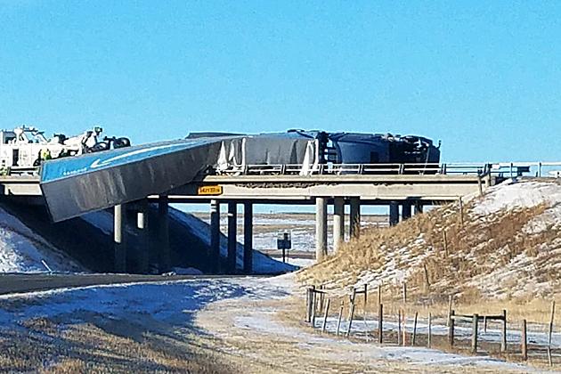 I-25 Closed Northbound Out of Cheyenne After Wind Blows Over Semi