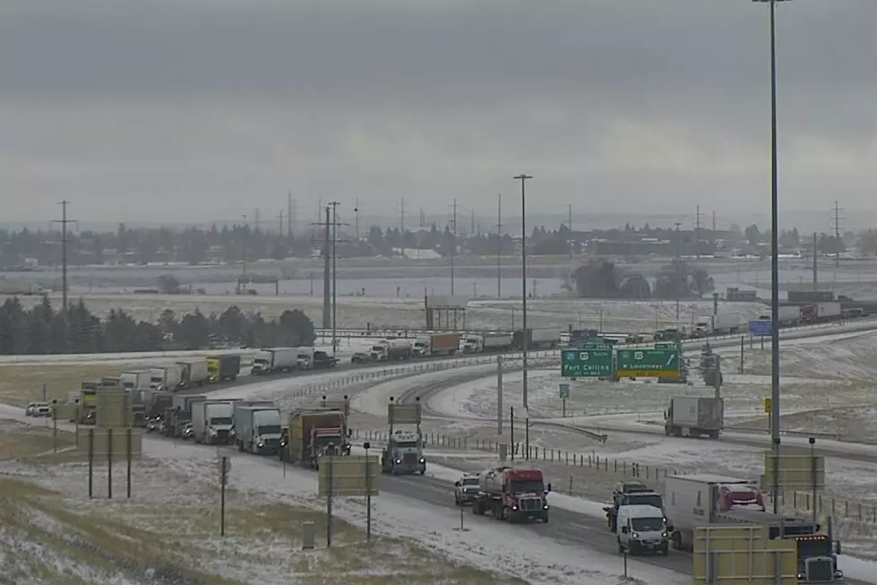 Rollover on I-80 East of Laramie