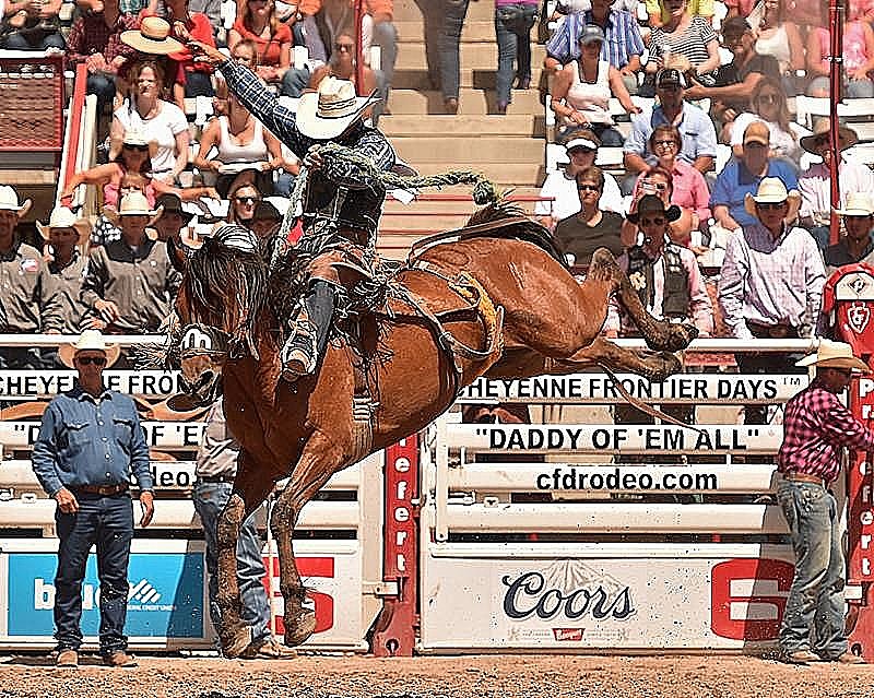 Results from Monday”s Cheyenne Frontier Days Rodeo