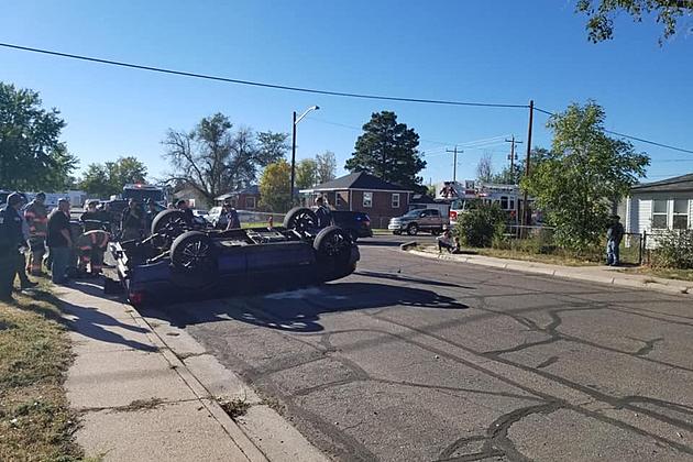 No Serious Injuries in Rollover Crash in Cheyenne