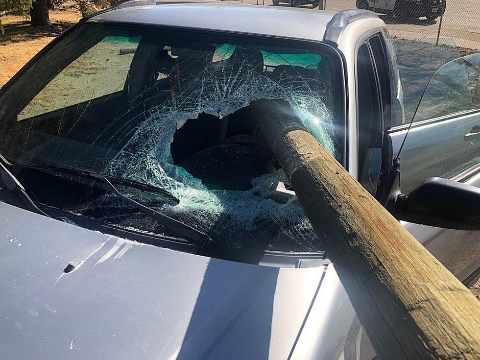 Wyoming Teens Survive Pole-Through-Windshield Crash