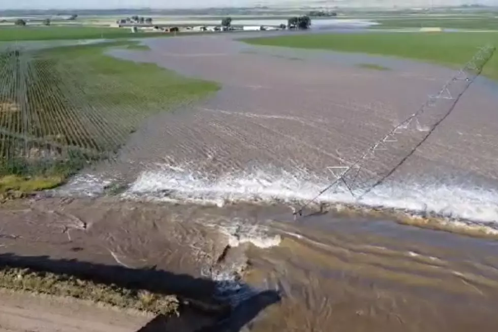 WATCH: Video Shows Bird's-Eye View of Canal Breach Near Lingle