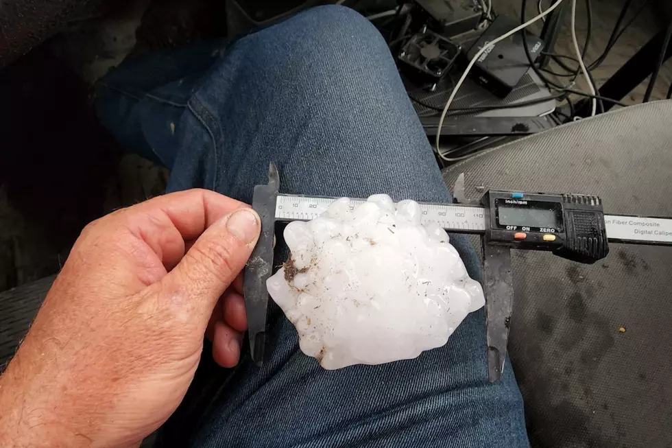 Huge Hail Pummels Parts of SE Wyoming and the Nebraska Panhandle