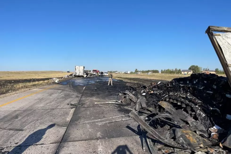 2 Killed, 1 Injured in Fiery Crash on I-80 East of Cheyenne