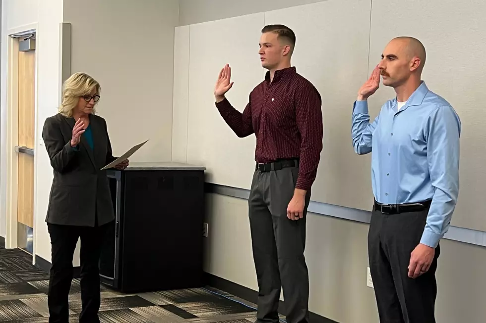 Cheyenne Police Department Swears in 2 New Officers