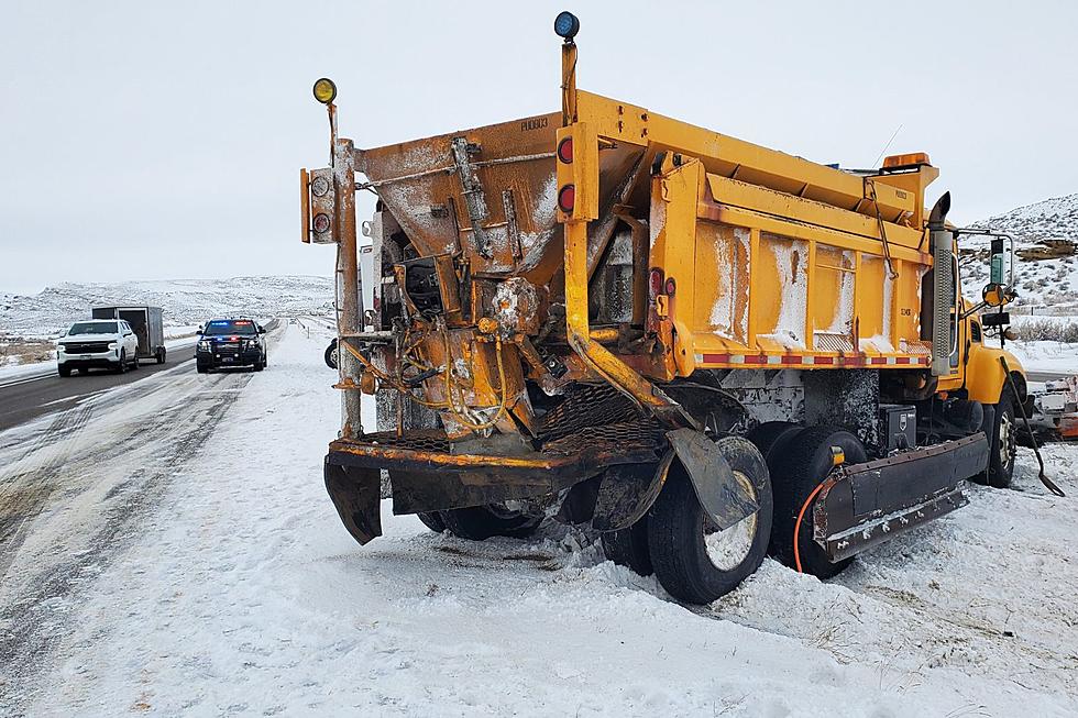 WYDOT Plow Driver Injured After Being Hit by Semi; Trucker Cited