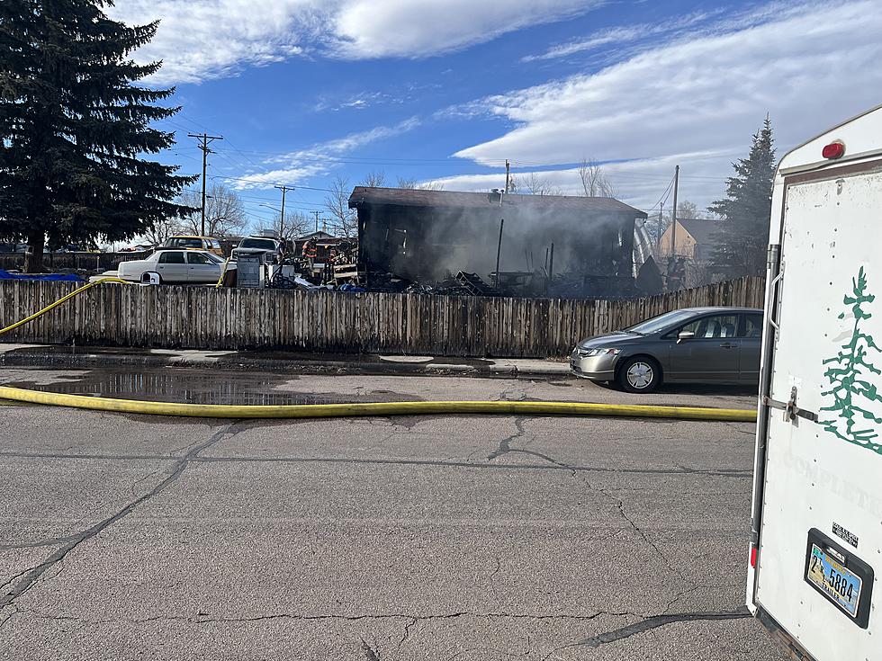 Blaze Demolishes South Cheyenne Structure On Tuesday Afternoon