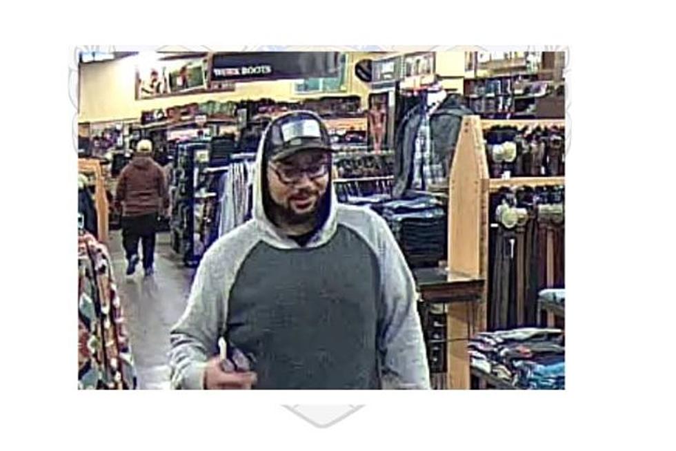 Information Wanted On Suspect In Wyoming Boot Store Theft
