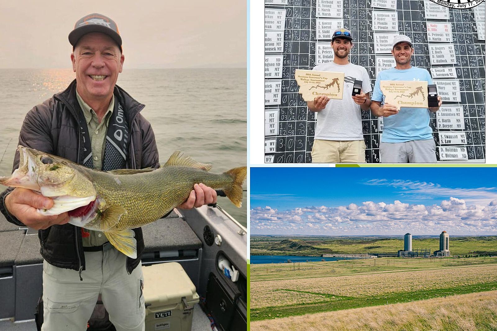 Photos: Big fish at the Montana Governor's Cup Walleye Fishing