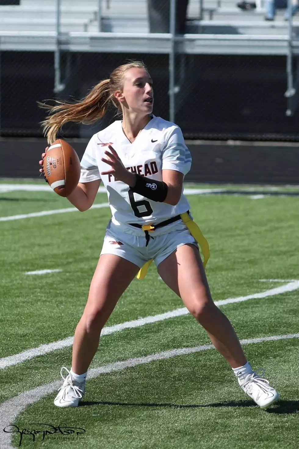 Credit Lisa Koehler, Flathead High School Girls Flag Football coach.