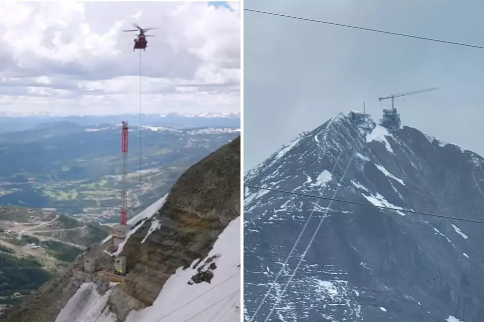 Still Blown Away by the Crane on Top of Lone Peak in Big Sky