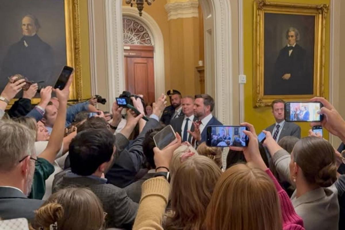 Montana Host Runs Into Vice President Vance at Capitol