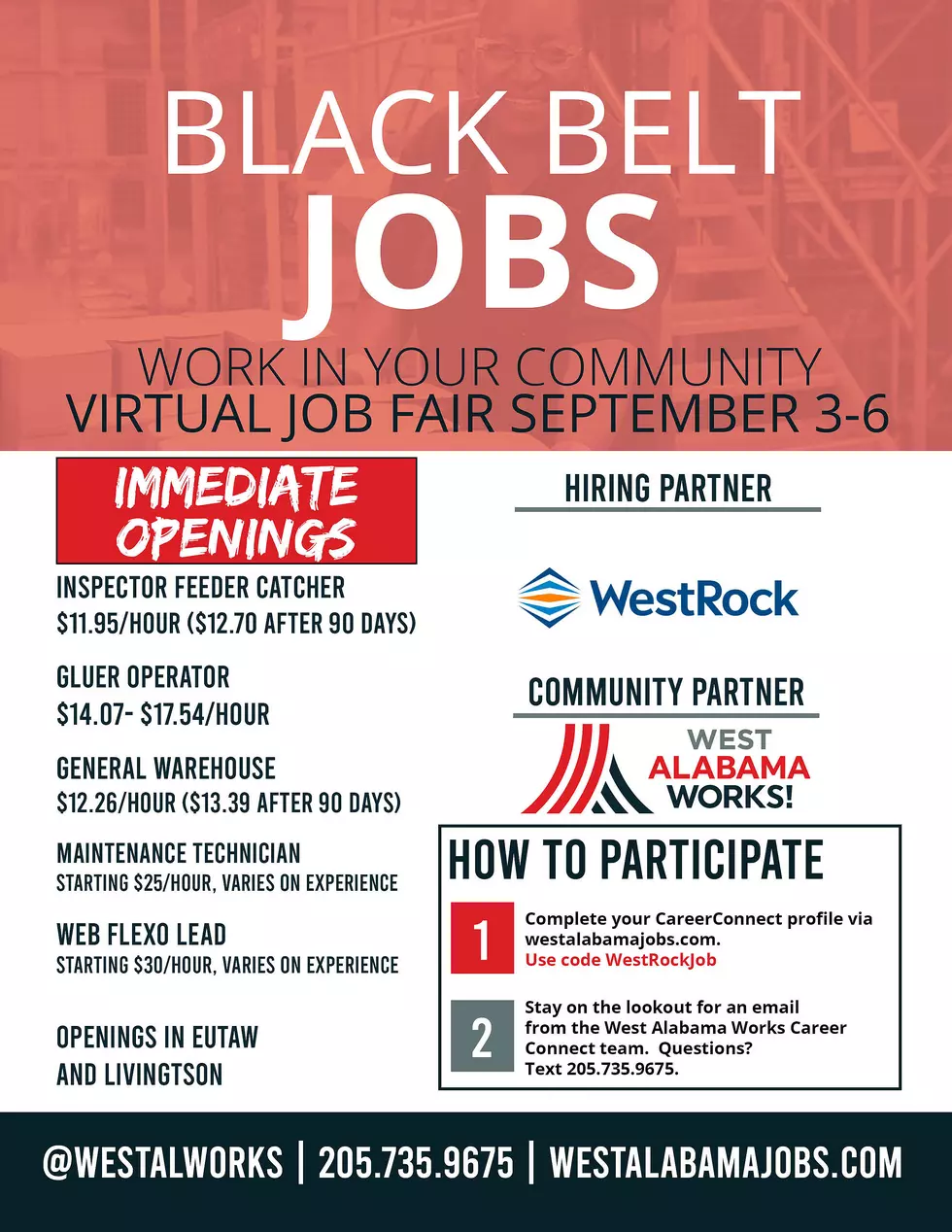 West AlabamaWorks! to Host Virtual Job Fair This Week