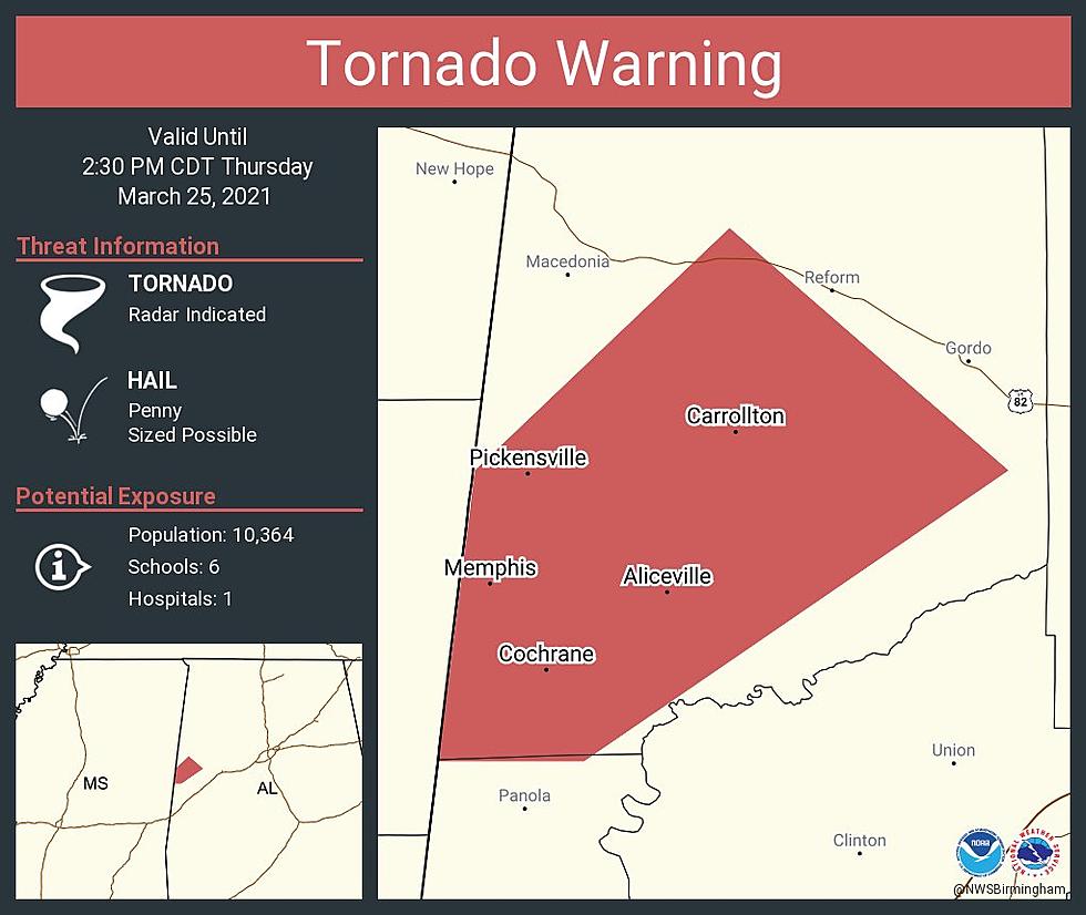 TORNADO WARNING Issued for Pickens County Until 2:30 PM