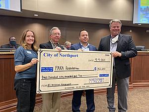 City of Northport Gives PARA $250K Check for All-Inclusive Playground