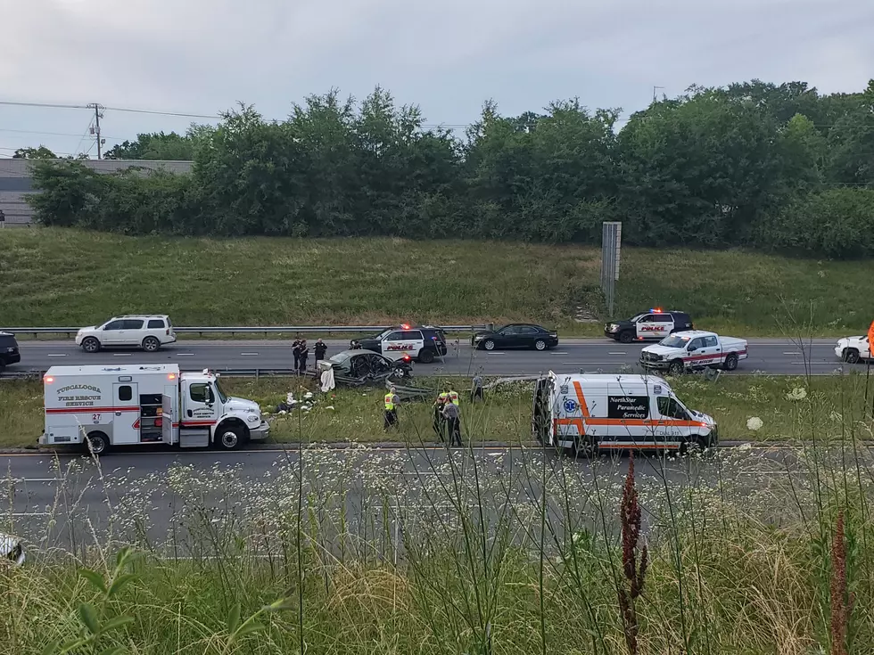 Police Chase Ends in Crash on I-20 in Tuscaloosa, Alabama, Suspect in Custody