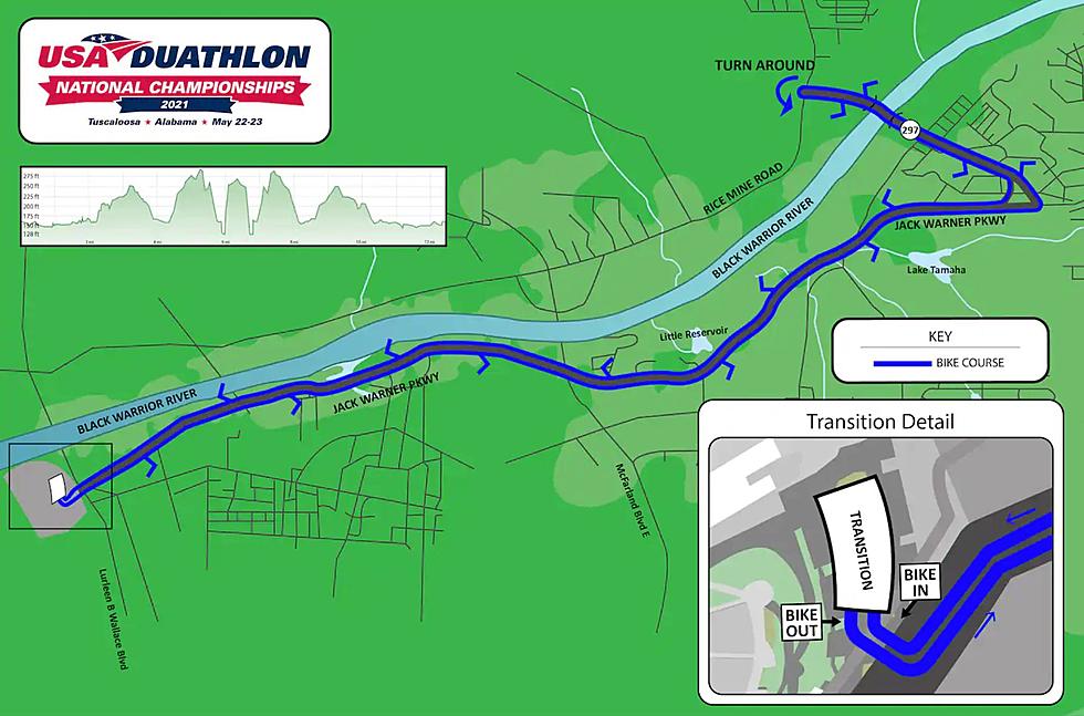 USA Duathlon to Cause Multiple Road Closures in Tuscaloosa, Alabama This Weekend