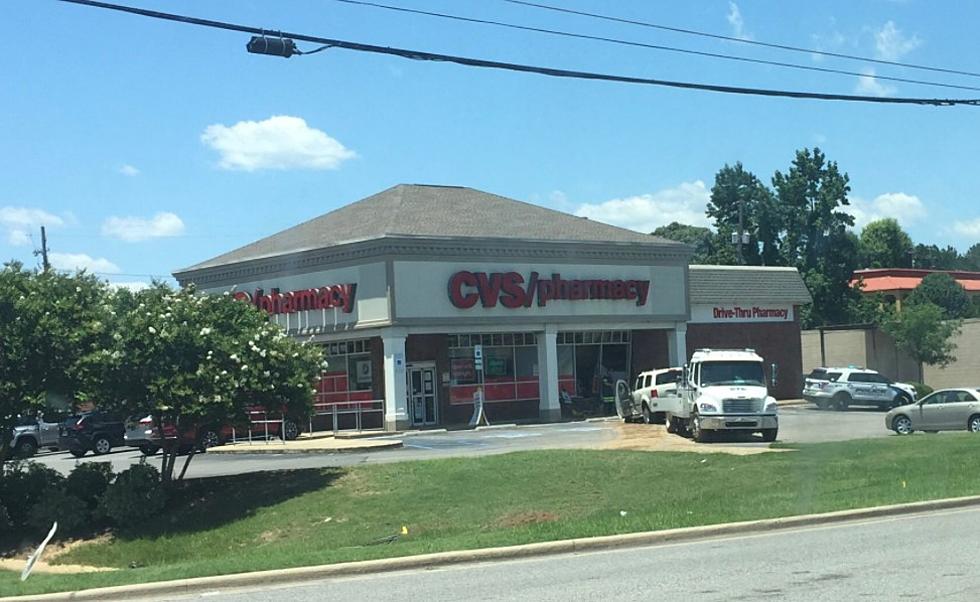 Car Crashes into CVS Pharmacy in Northport, Alabama