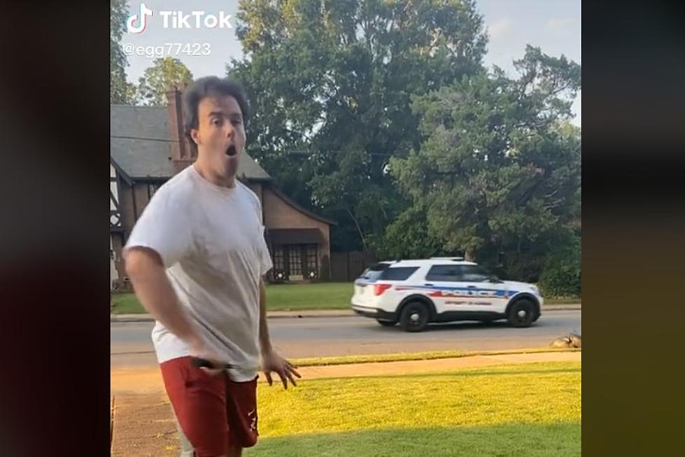 Viral Video Shows Man Hitting UAPD Cruiser with Golf Ball