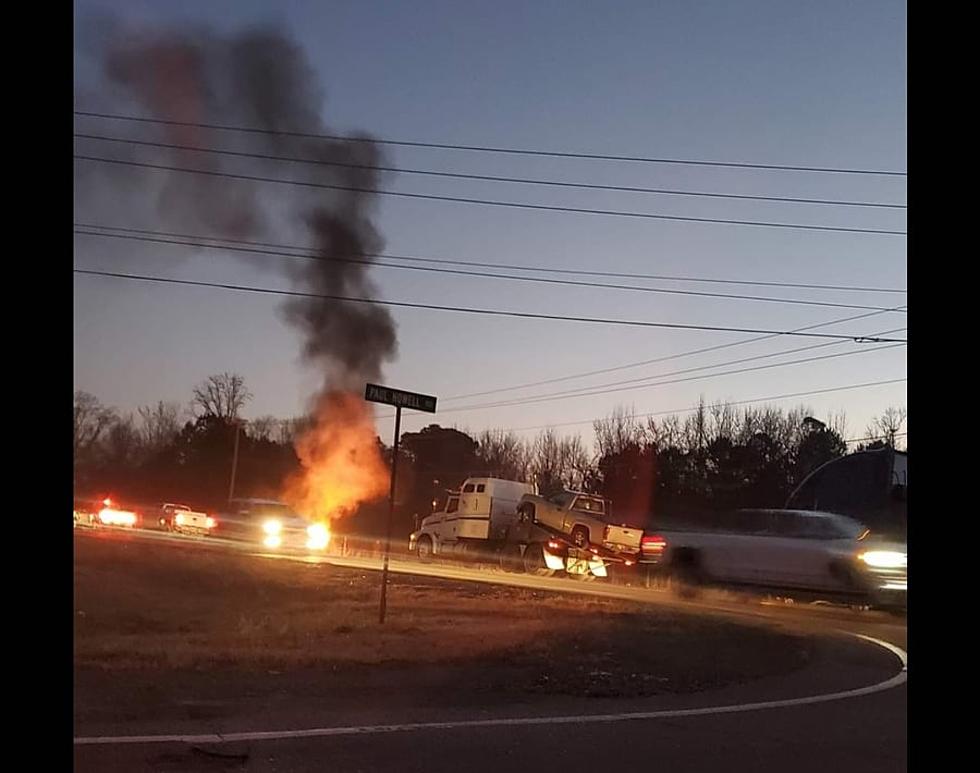 Highway 43 Closed in Both Directions After Fiery Crash Tuesday Morning