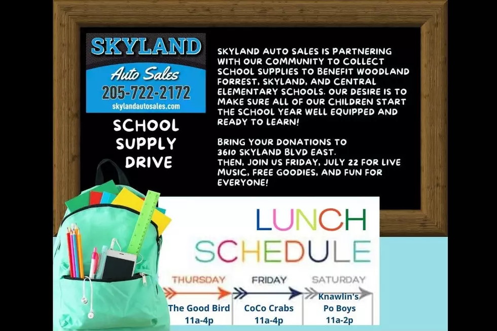 Tuscaloosa Car Dealership to Host School Supply Drive This Week