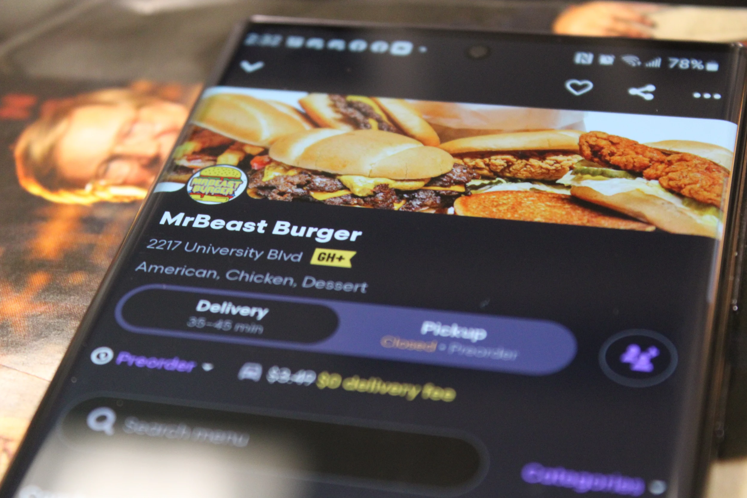 MrBeast Burger Delivery Menu, Order Online