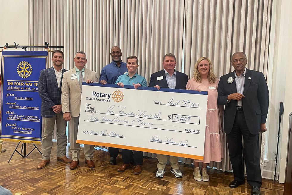 Tuscaloosa Rotary Club Donates Second Installment of Mason’s Place Pledge