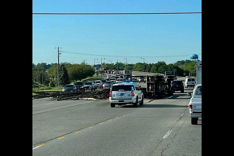 Lureen B. Wallace Boulevard Northbound Lanes Blocked After Log Truck Accident