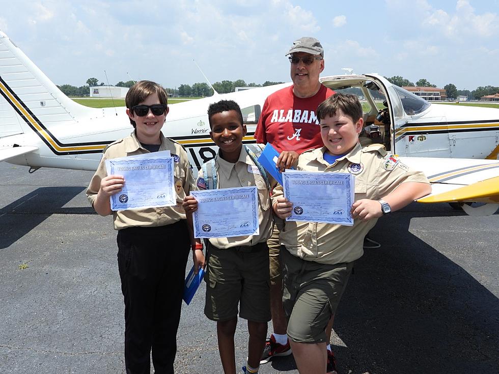 West Alabama Scouts Take to the Skies, Earn Aviation Merit Badges