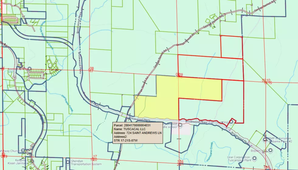 Project Brookwood LLC land (https://tuscaloosa.alabamagis.com/)