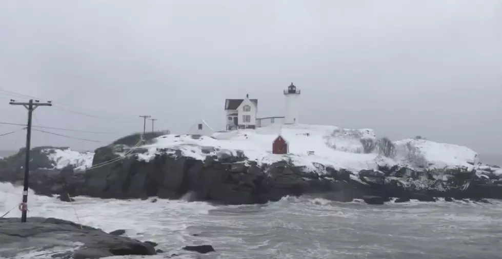 WATCH: Winter Storm Causes Havoc at Nubble Lighthouse in York, Maine
