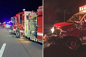Move Over: Fire truck, ambulance hit at two I-95 crash scenes