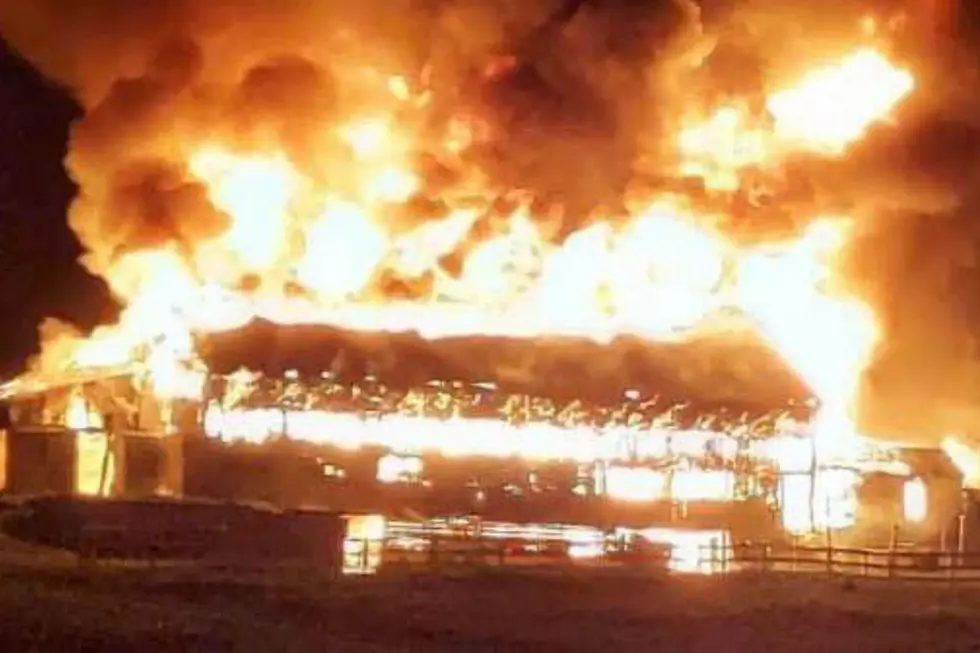 Fire at a barn at the the Scamman Farm in Stratham
