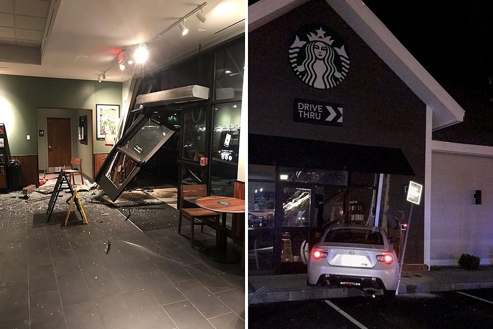 Police: Dover, NH, Man Crashes Car Through Starbucks Store