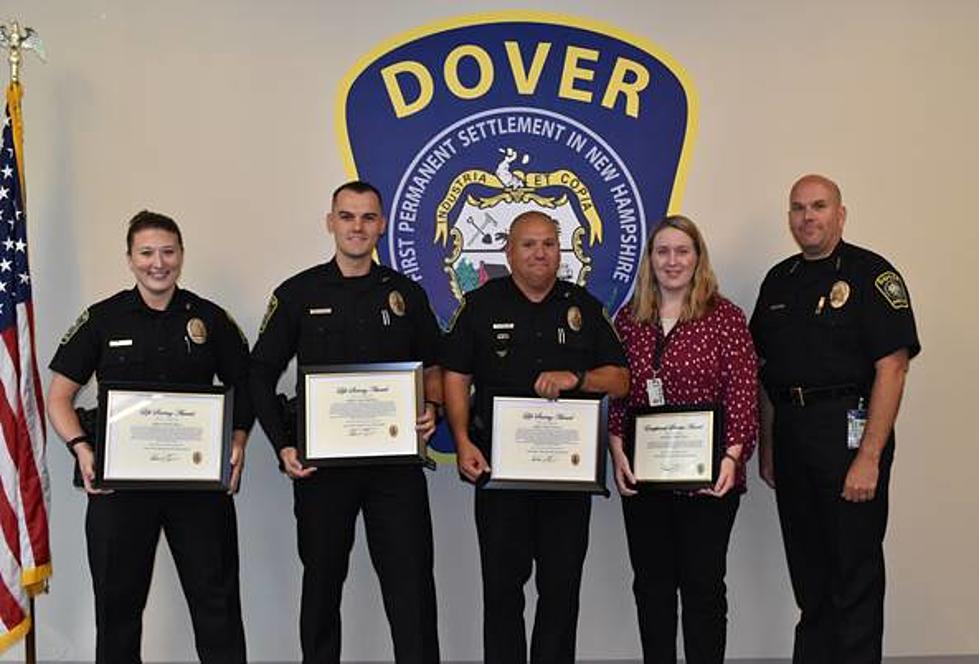 Lifesaving, Exceptional Service Awards Distributed at Dover, NH Police Department