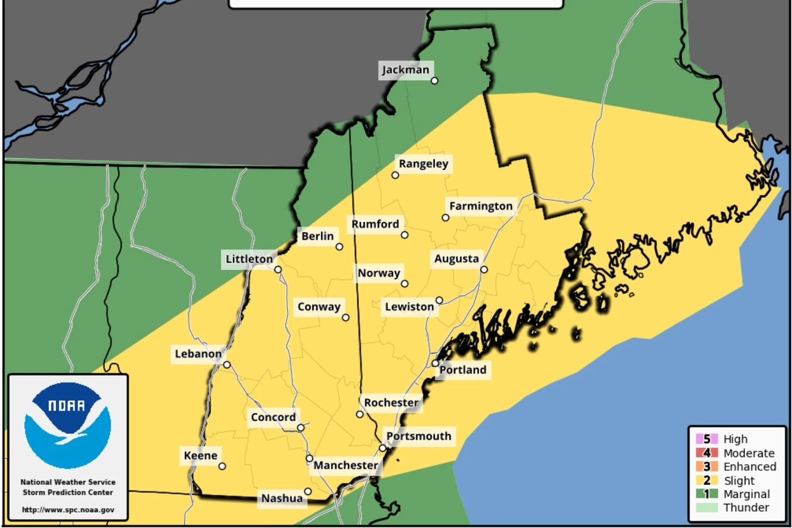 Cold Front Could Bring Heavy Rain, Gusty Winds To Seacoast