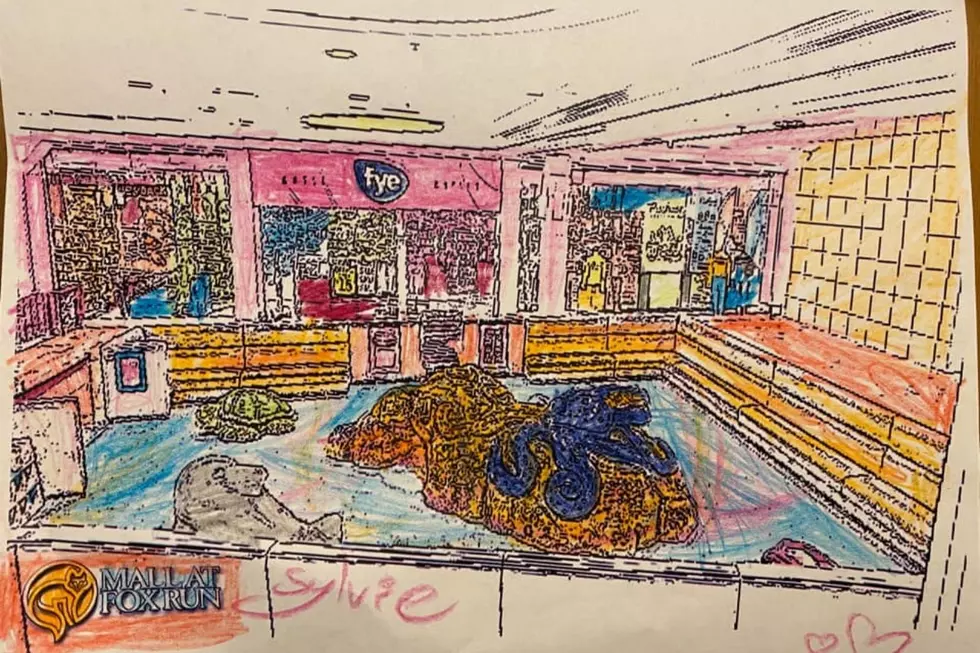 Mall at Fox Run's new play area coloring contest second place winner Sylvie