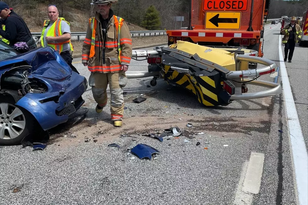 Driver Slams Into NH DOT Truck on Rt. 101 Due to Possible Distraction