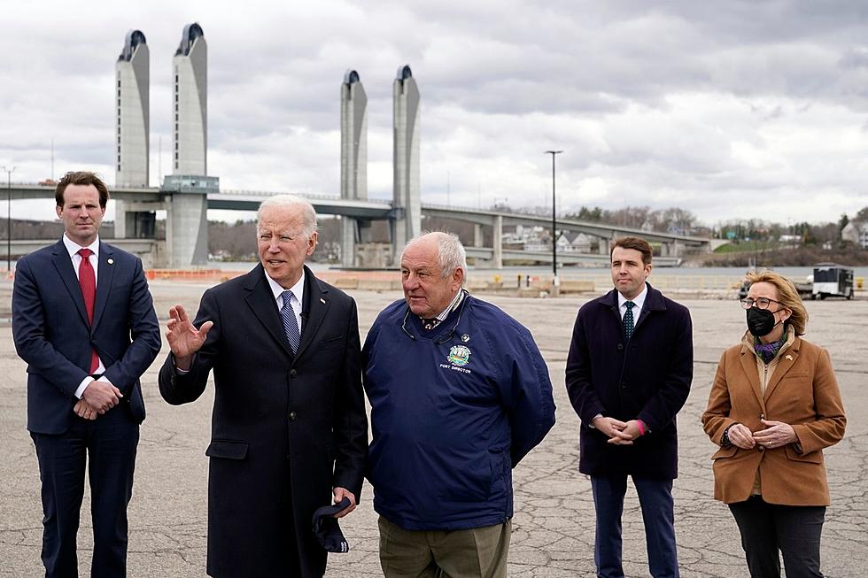 Biden Touts Infrastructure Bill Benefits for NH in Portsmouth
