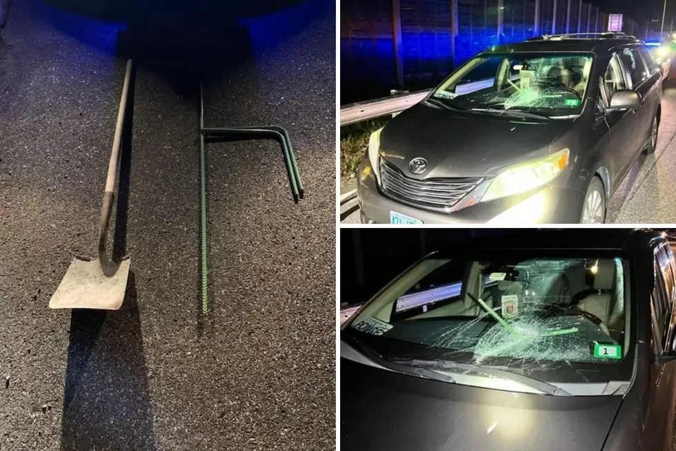 Tools, Steel Bars Thrown From Bridge Onto NH&#8217;s I-293