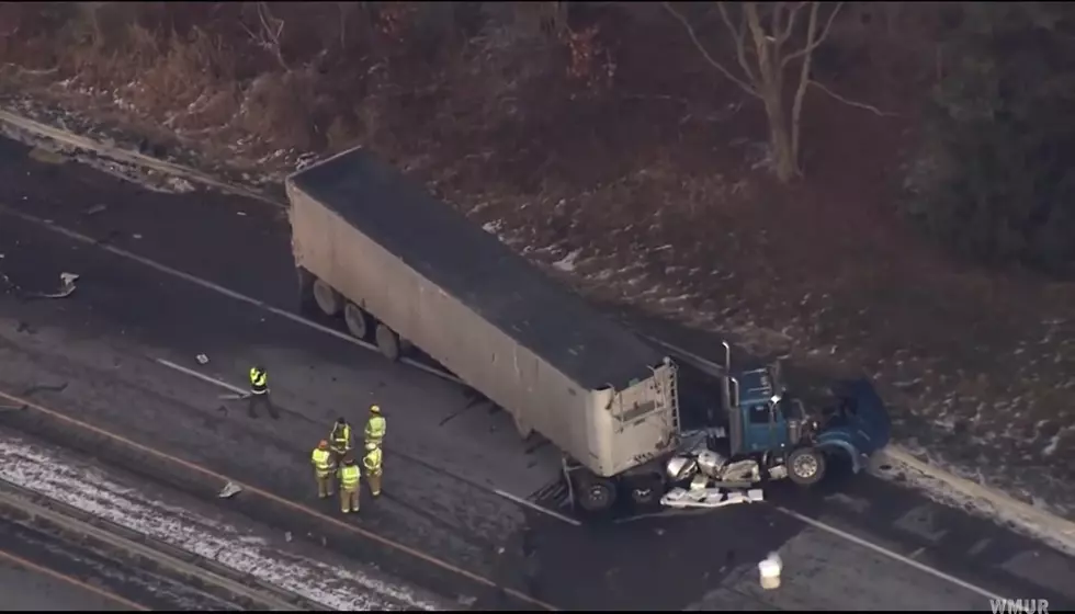 Southbound Spaulding Turnpike Truck Jumps Guardrail, Hits 2 Cars