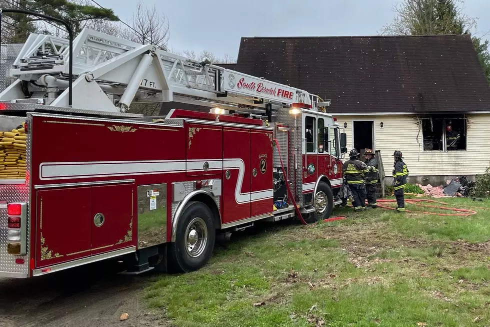 Afternath of a fire at a house on Witchtrot Road in South Berwick 5/2/23