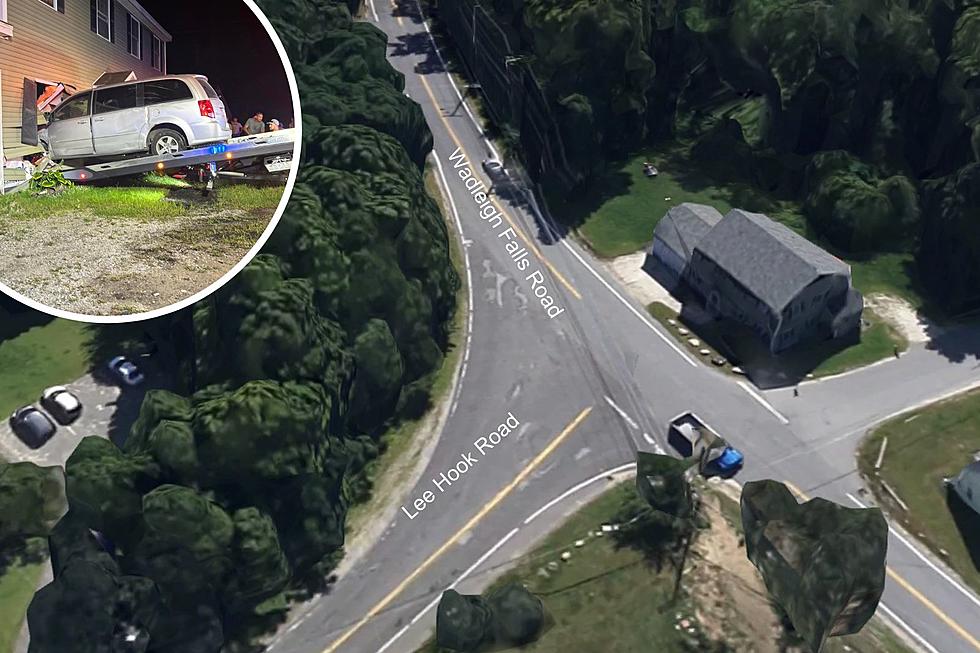 Minivan Slams Into Newmarket, New Hampshire, House 