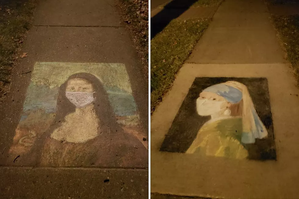 Mystery Artist Leaving Masked Masterpieces on St. Cloud, Minnesota, Sidewalks
