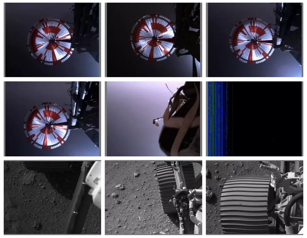 Decoding the Potential Hidden Code in the Mars Rover Parachute