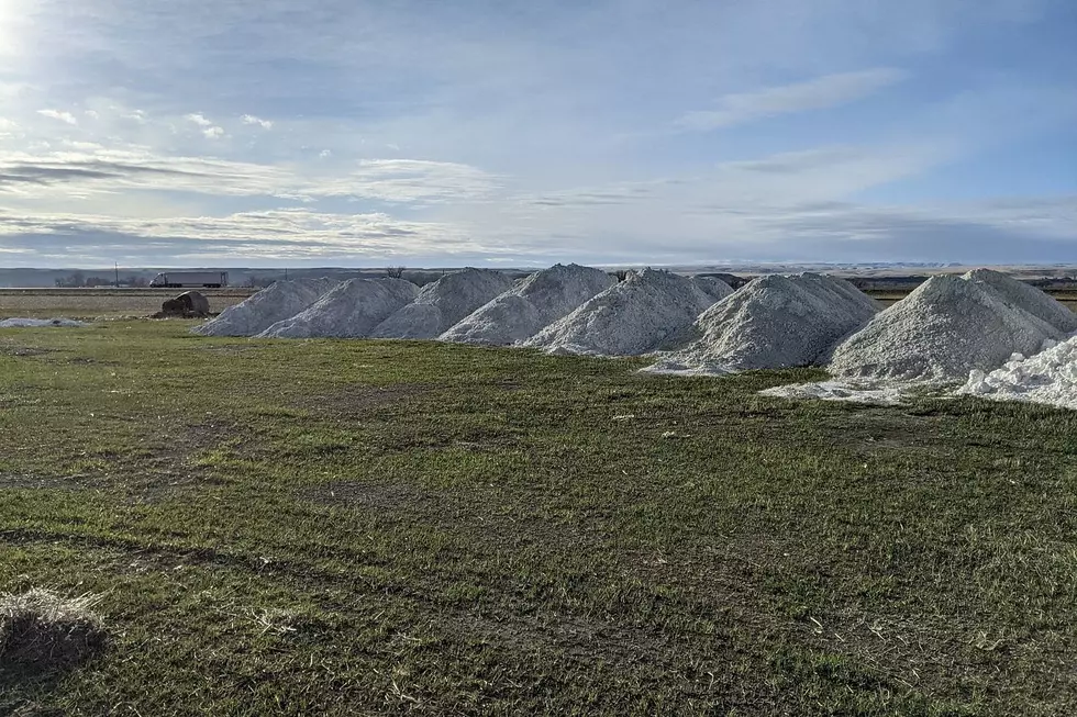 There are Unexplained Weird Piles of White Stuff in Fields Near Billings, Montana