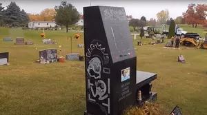 There’s a Pac-Man Gravestone in a Cemetery near Flint, Michigan