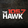 105.7 The Hawk logo