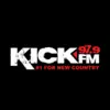 KICK FM, #1 For New Country logo